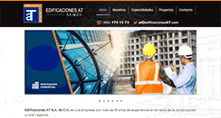 Desktop Screenshot of edificacionesat.com