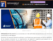 Tablet Screenshot of edificacionesat.com